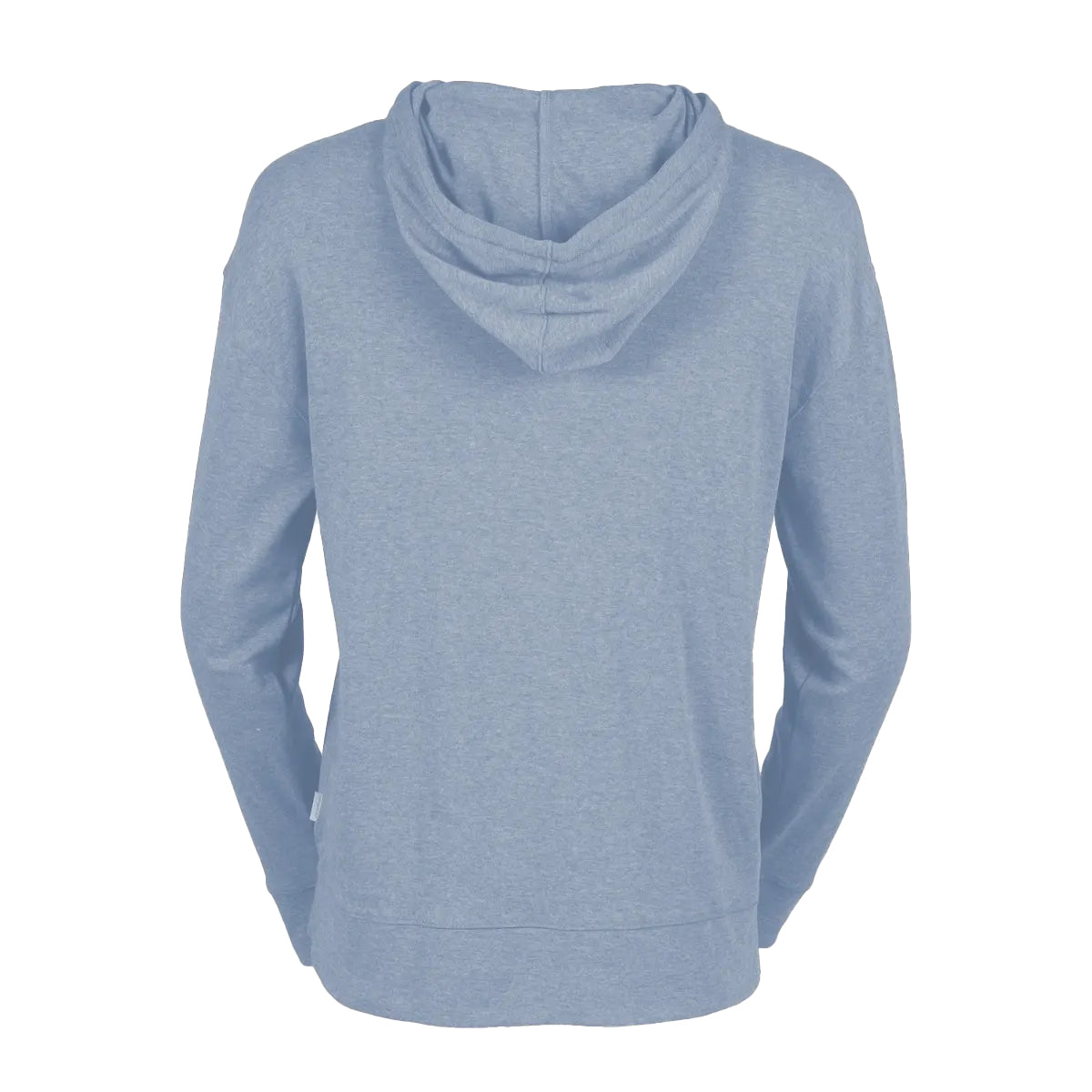 Blue Smoke - Back - Eddie Bauer Womens-Ladies Favorite Plain Hoodie