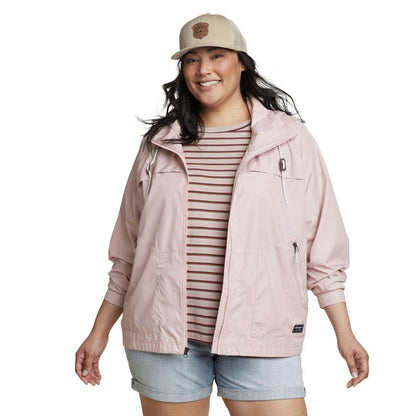 Pale Pink - Front - Eddie Bauer Womens-Ladies Windburst Jacket