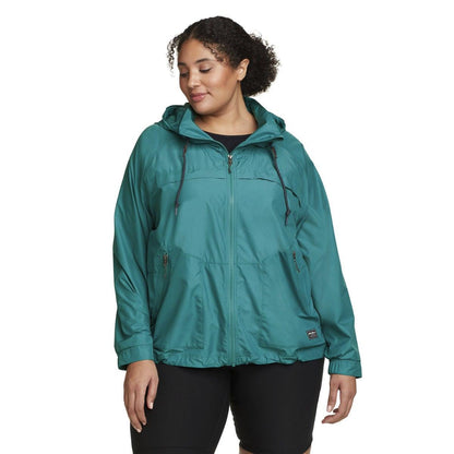 Dusty Jade - Front - Eddie Bauer Womens-Ladies Windburst Jacket