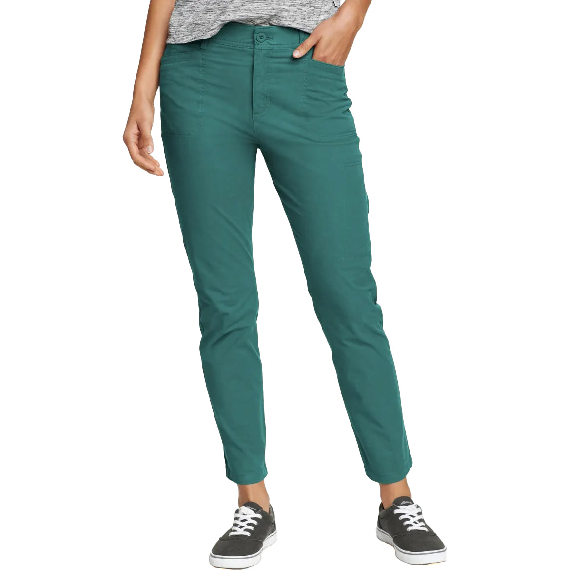 Stream - Front - Eddie Bauer Womens-Ladies Voyager Chino Cargo Trousers