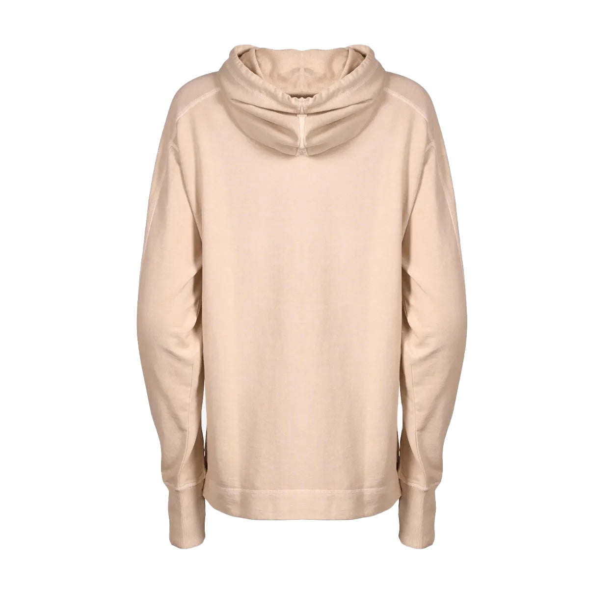 Ecru - Back - Eddie Bauer Womens-Ladies Mineral Wash Terrycloth Hoodie