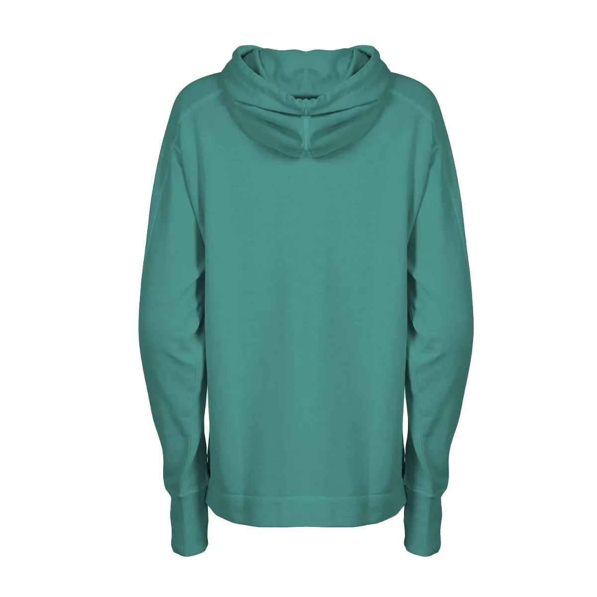 Dusty Jade - Back - Eddie Bauer Womens-Ladies Mineral Wash Terrycloth Hoodie