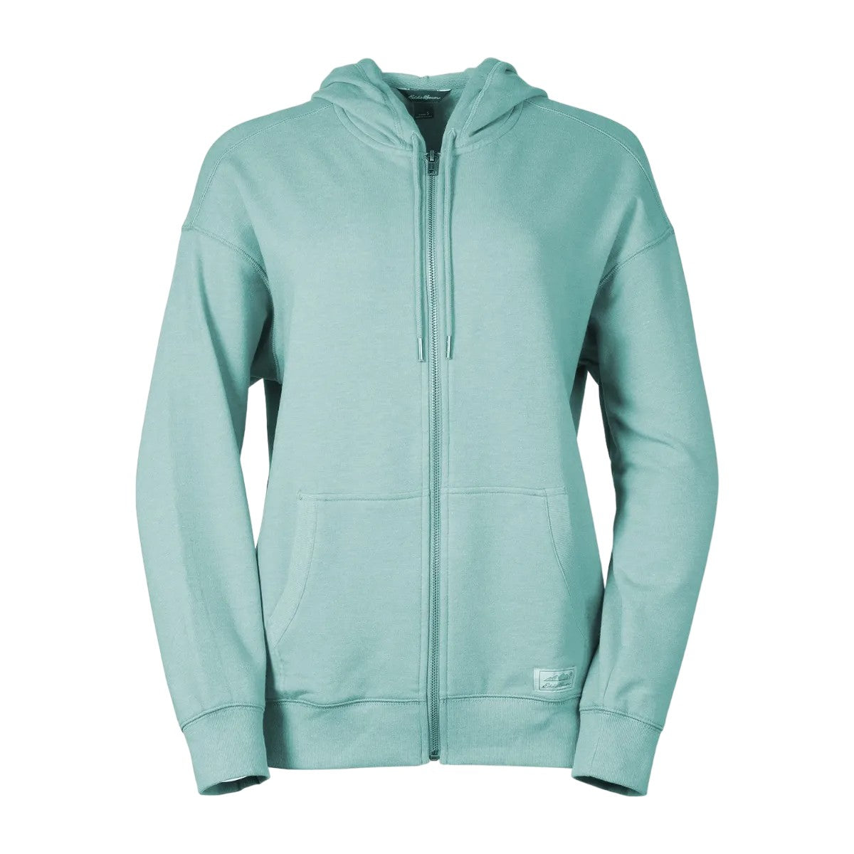 Sea Blue - Front - Eddie Bauer Womens-Ladies Cozy Camp Full Zip Hoodie