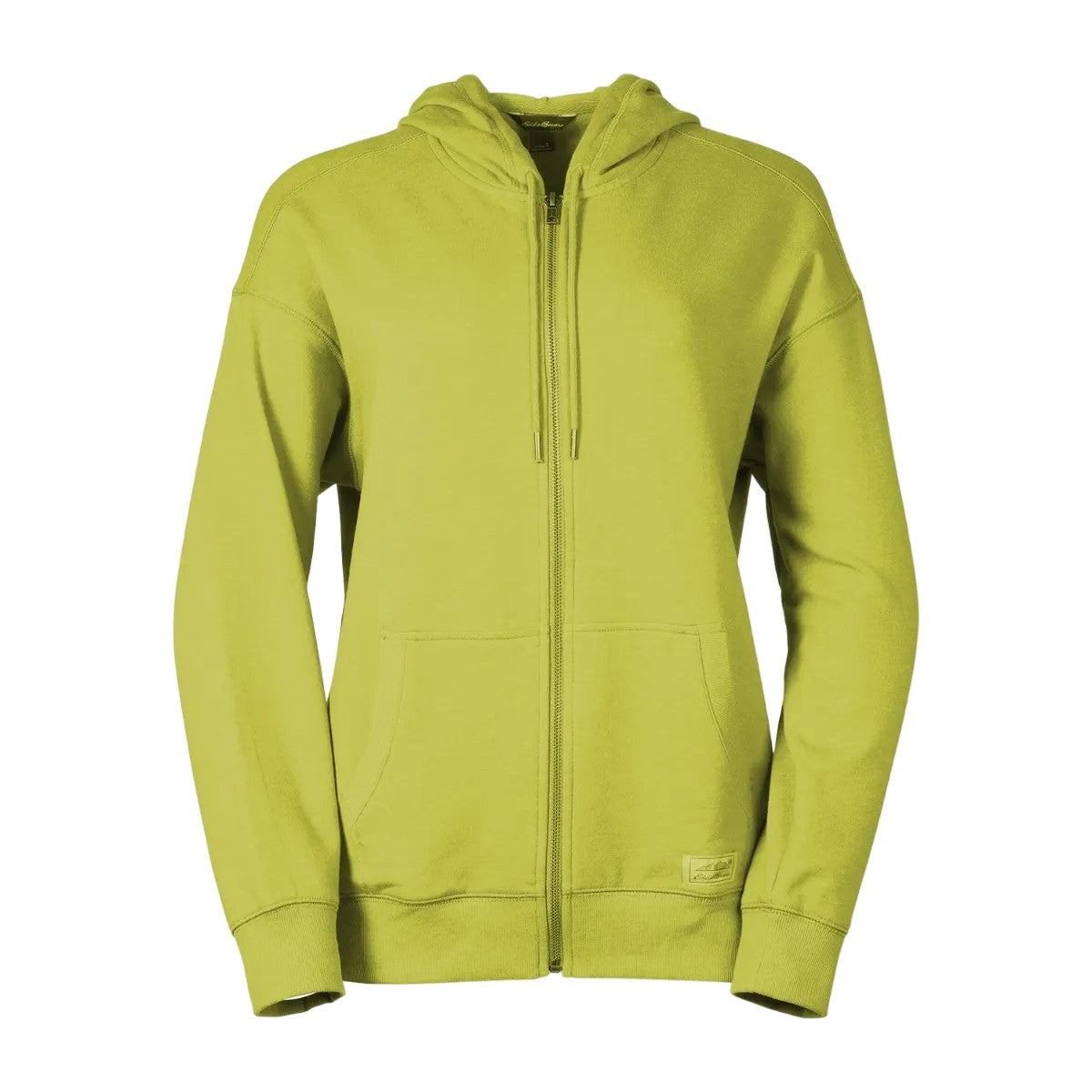 Chartreuse - Front - Eddie Bauer Womens-Ladies Cozy Camp Full Zip Hoodie