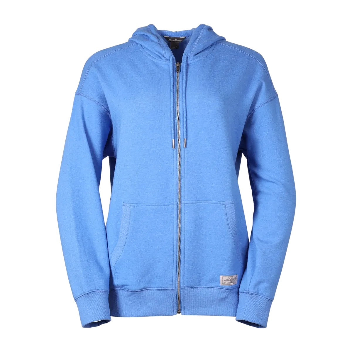 Brilliant Blue - Front - Eddie Bauer Womens-Ladies Cozy Camp Full Zip Hoodie