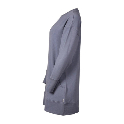 Blue Haze - Side - Eddie Bauer Womens-Ladies Cozy Camp Jumper Dress