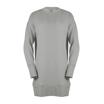 Light Grey Heather - Front - Eddie Bauer Womens-Ladies Cozy Camp Jumper Dress