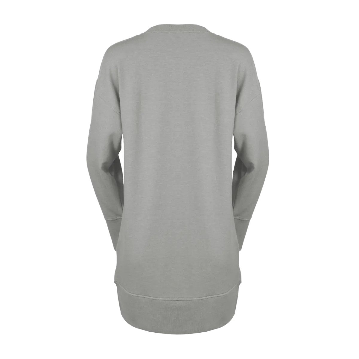 Light Grey Heather - Back - Eddie Bauer Womens-Ladies Cozy Camp Jumper Dress