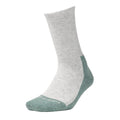 Jade Heather - Front - Eddie Bauer Womens-Ladies Trail Coolmax Crew Socks