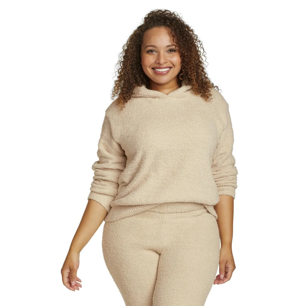 Putty - Front - Eddie Bauer Womens-Ladies Surreal Soft Touch Hoodie