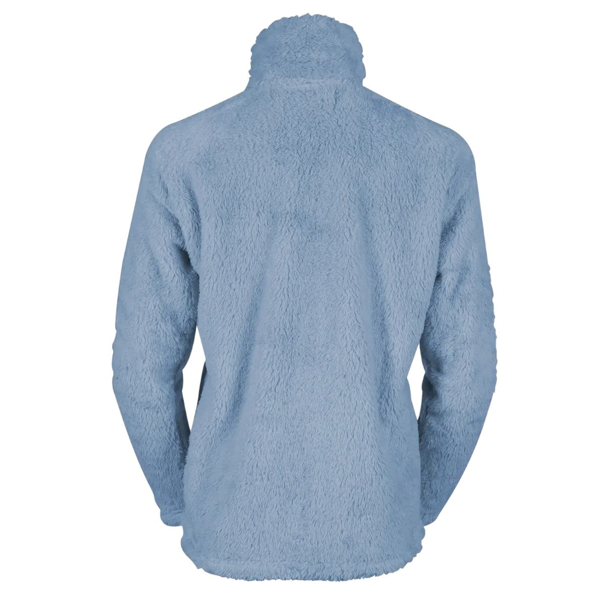 Blue Haze - Back - Eddie Bauer Womens-Ladies Quest 2 Plush Quarter Zip Fleece Top