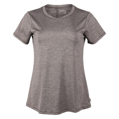 Dark Smoke - Front - Eddie Bauer Womens-Ladies Resolution Short-Sleeved T-Shirt