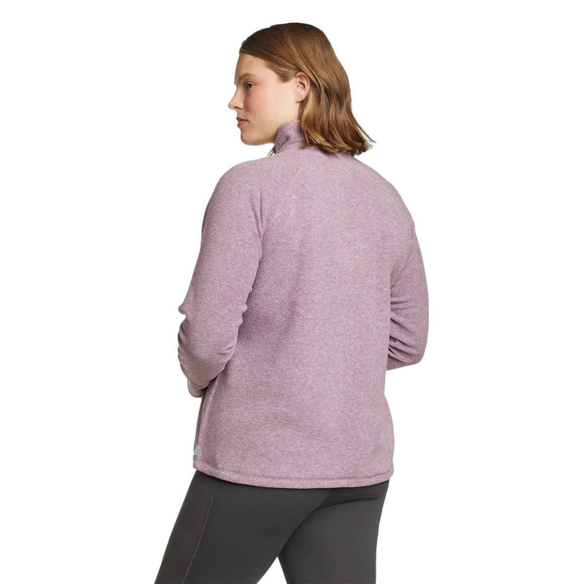 Light Violet - Back - Eddie Bauer Womens-Ladies Quest Quarter Zip Raglan Top