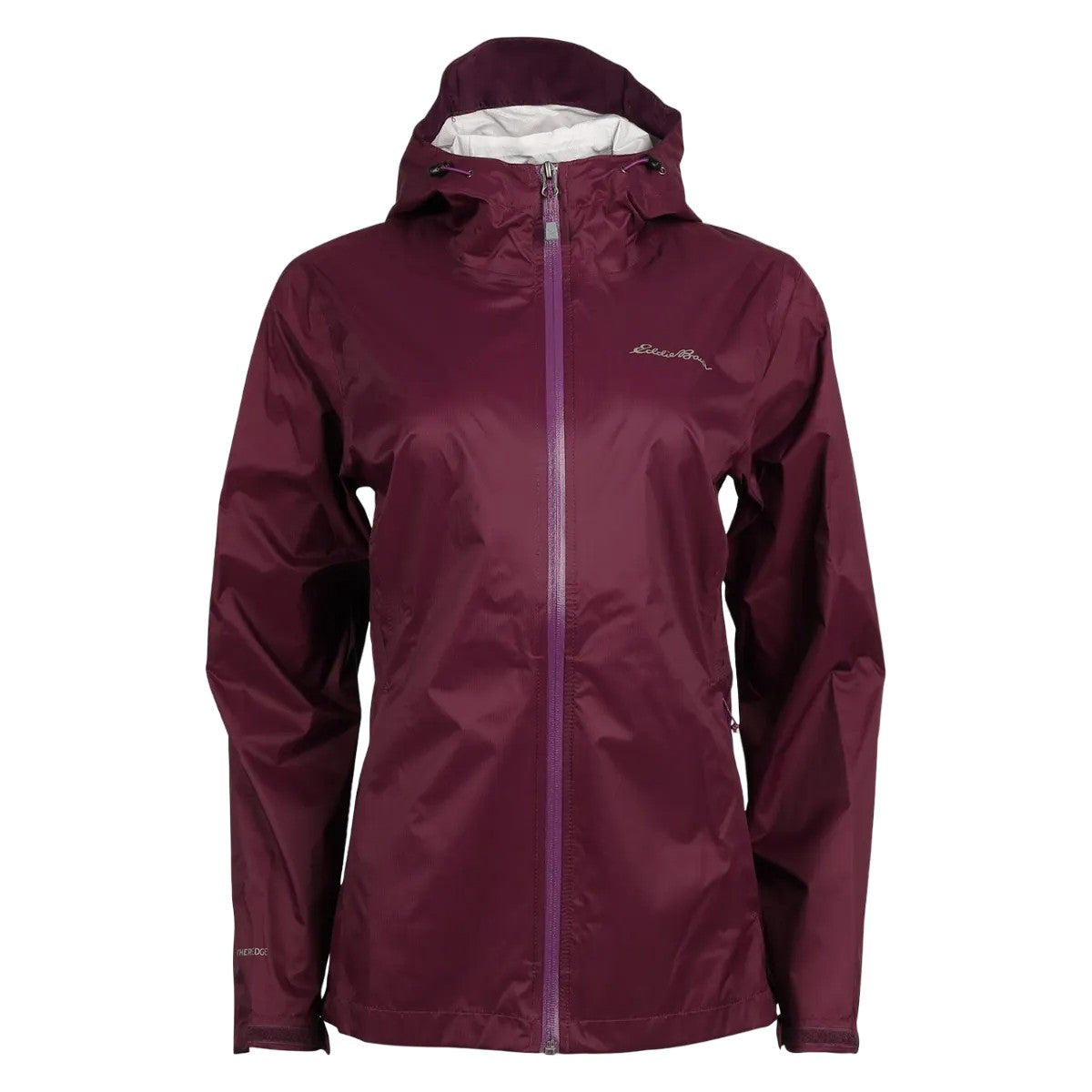 Dark Plum - Front - Eddie Bauer Womens-Ladies Cloud Cap Waterproof Jacket