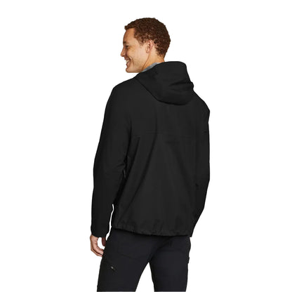 Black - Back - Eddie Bauer Mens Cloud Cap 3 Layer Jacket