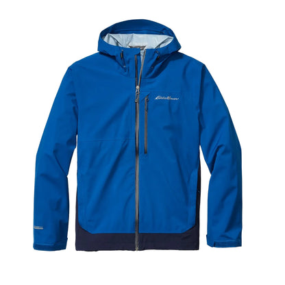 Pacific Blue - Front - Eddie Bauer Mens Cloud Cap 3 Layer Jacket