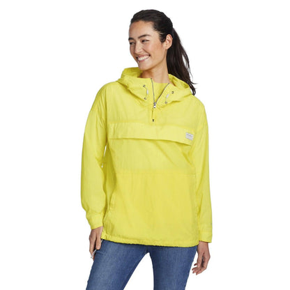 Sunburst - Front - Eddie Bauer Womens-Ladies Windpac Hoodie
