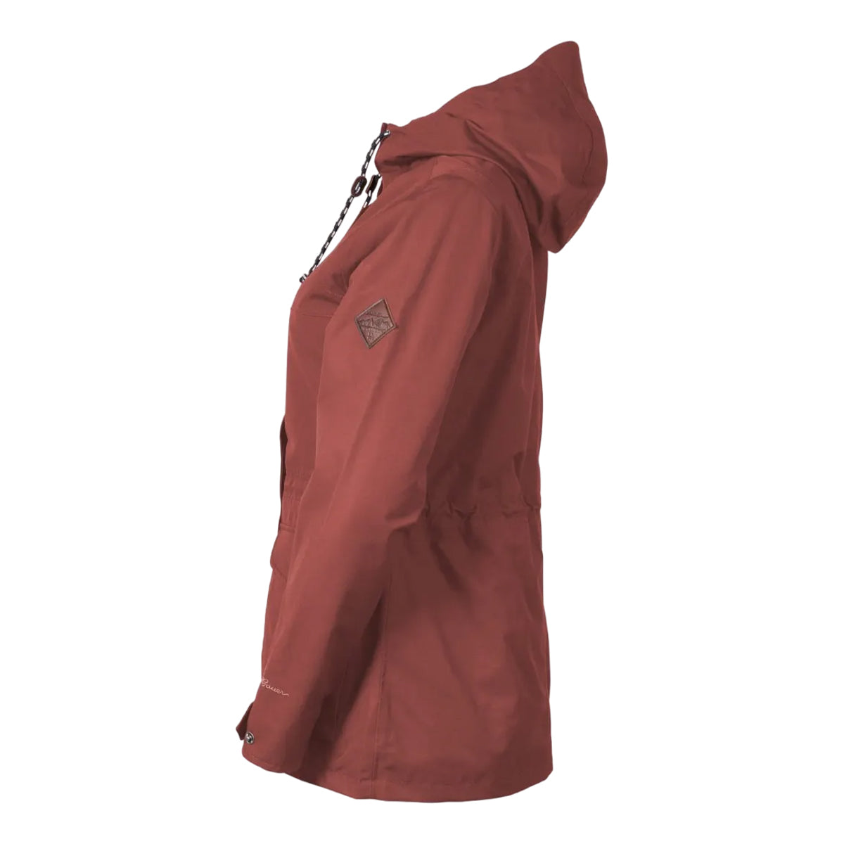 Maroon - Side - Eddie Bauer Womens-Ladies Charly Jacket