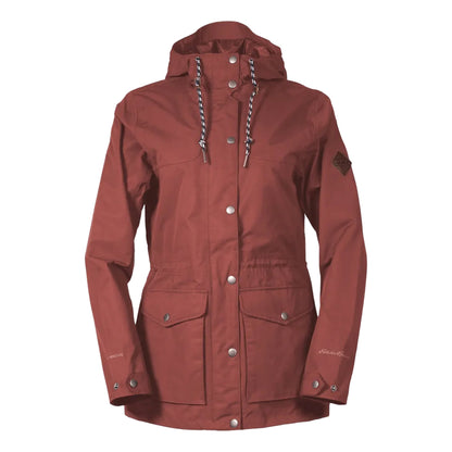 Maroon - Front - Eddie Bauer Womens-Ladies Charly Jacket