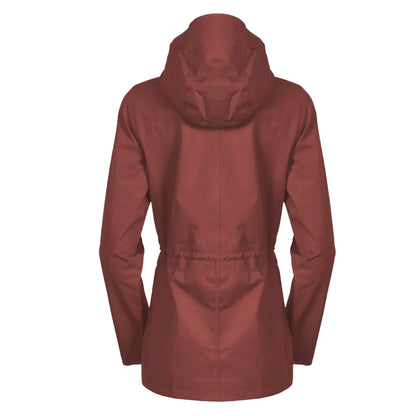 Maroon - Back - Eddie Bauer Womens-Ladies Charly Jacket