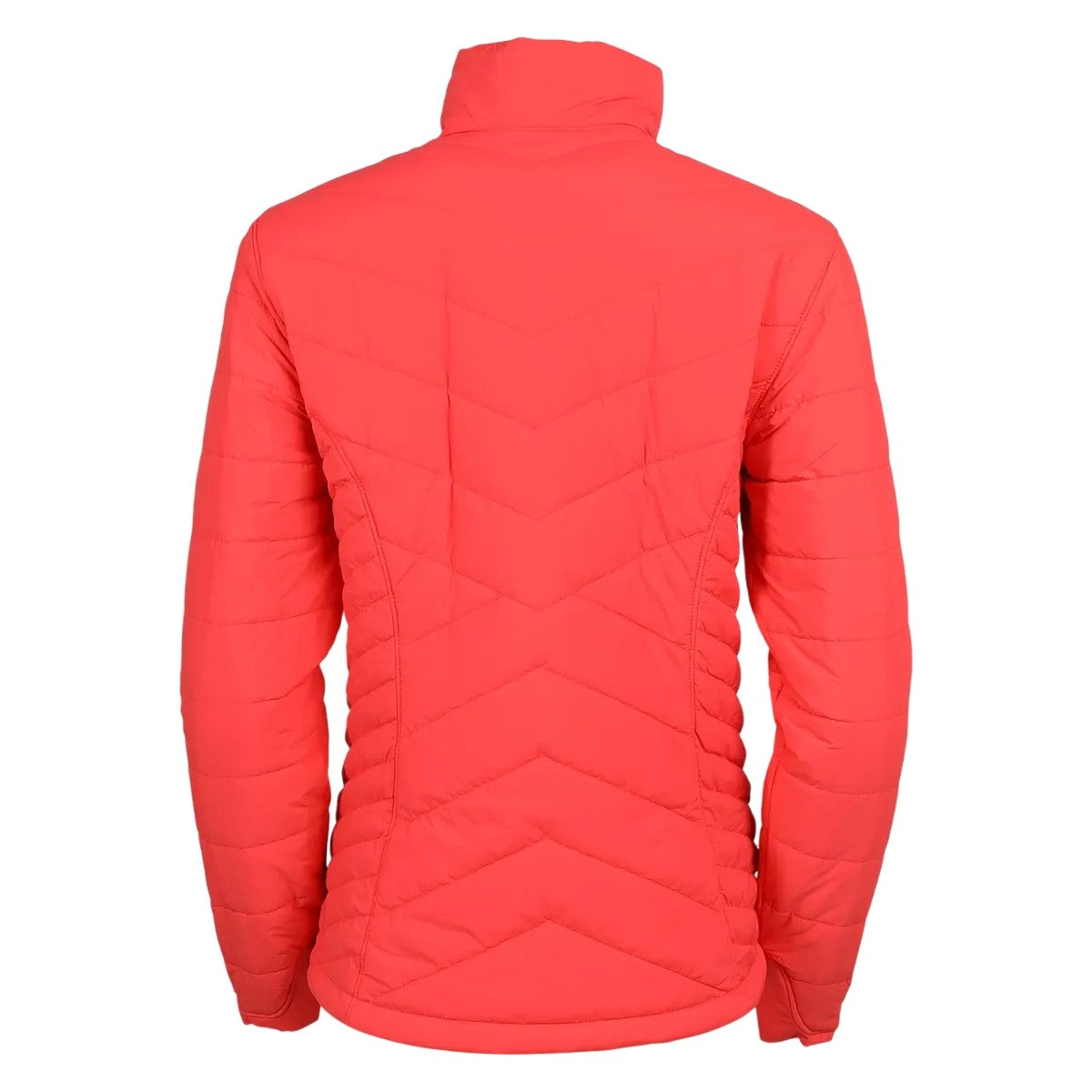 Ink Red - Back - Eddie Bauer Womens-Ladies Ignitelite Logo Stretch Reversible Jacket