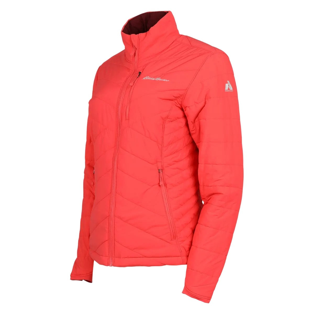 Ink Red - Lifestyle - Eddie Bauer Womens-Ladies Ignitelite Logo Stretch Reversible Jacket