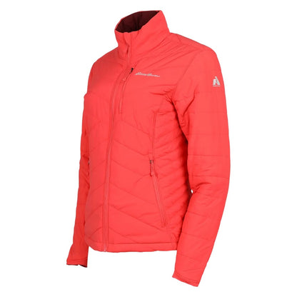 Ink Red - Lifestyle - Eddie Bauer Womens-Ladies Ignitelite Logo Stretch Reversible Jacket
