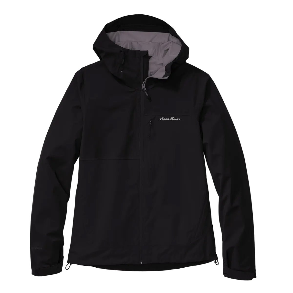 Black - Front - Eddie Bauer Womens-Ladies Cloud Cap 3 Layer Jacket