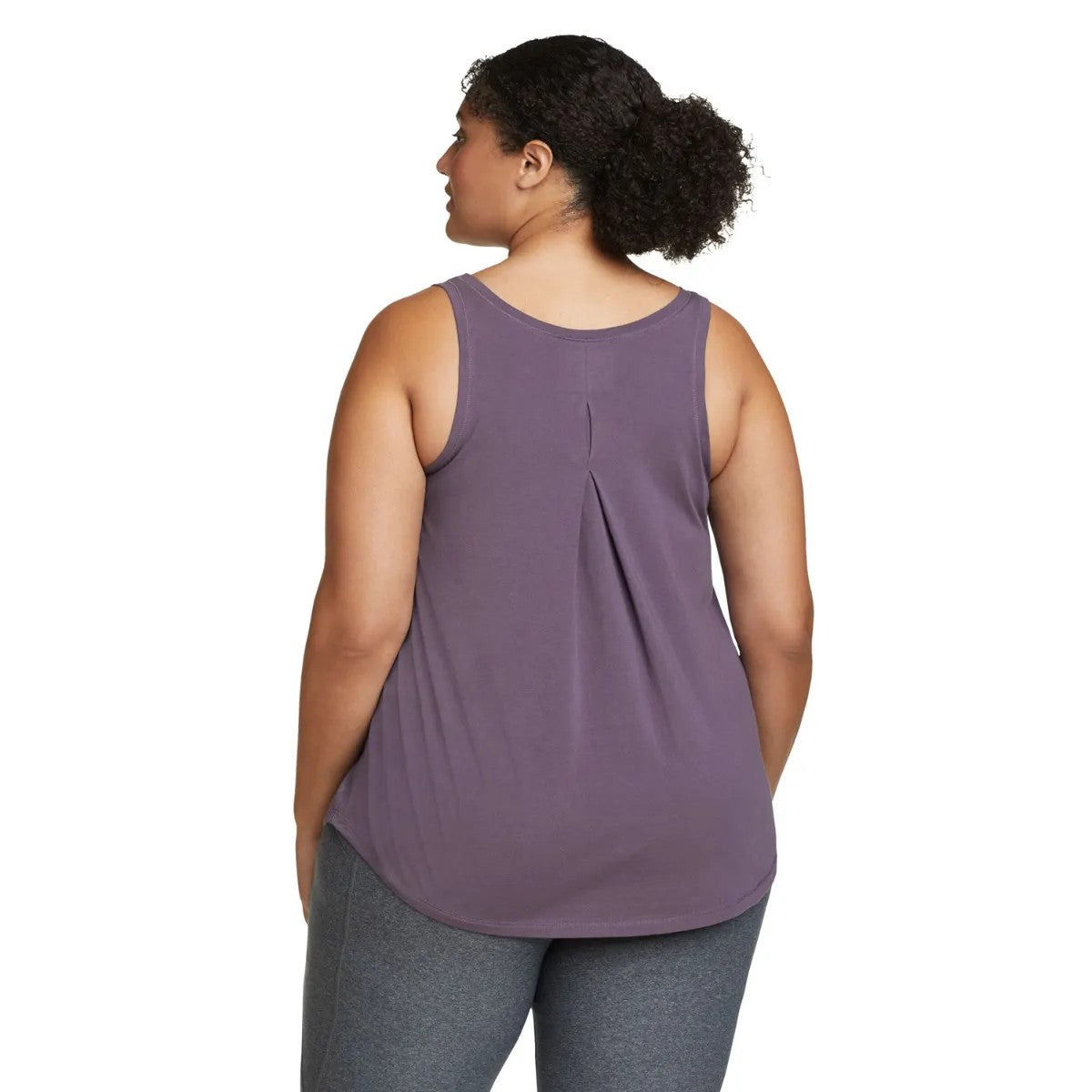 Grape - Back - Eddie Bauer Womens-Ladies Tempo Light Tank Top