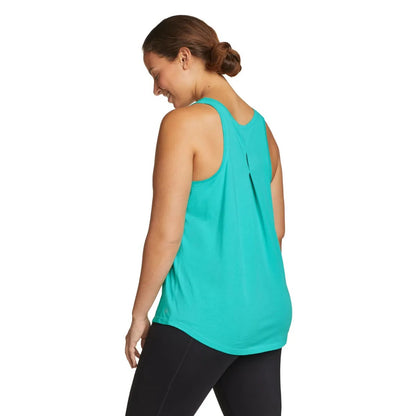 Turquoise - Back - Eddie Bauer Womens-Ladies Tempo Light Tank Top