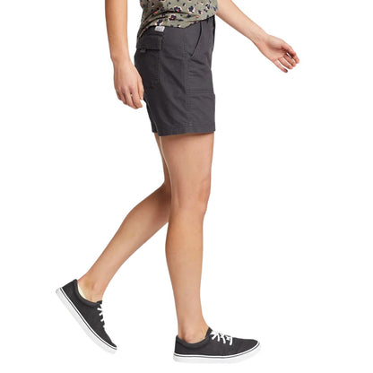 Carbon - Side - Eddie Bauer Womens-Ladies Adventure Ripstop Shorts