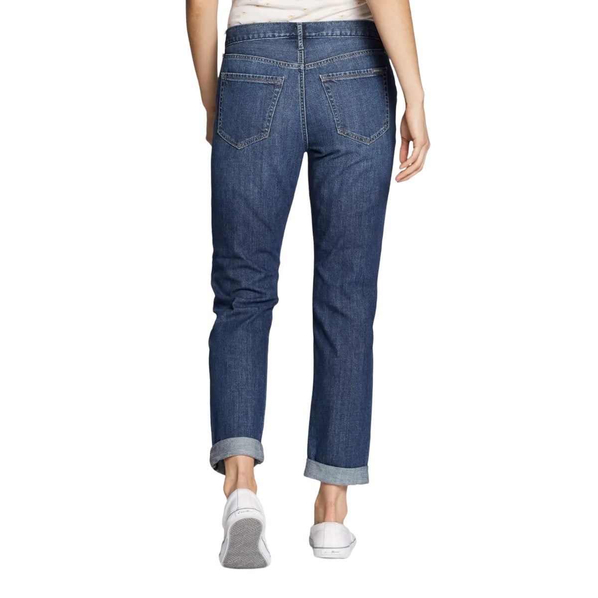 Heritage Wash - Back - Eddie Bauer Womens-Ladies Boyfriend Jeans
