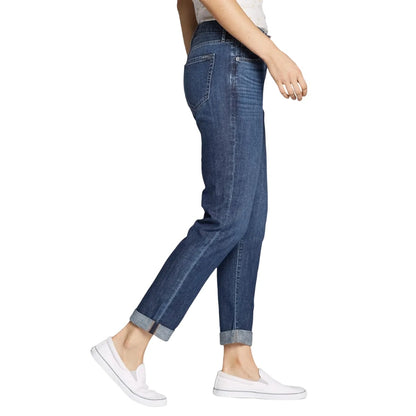 Heritage Wash - Side - Eddie Bauer Womens-Ladies Boyfriend Jeans