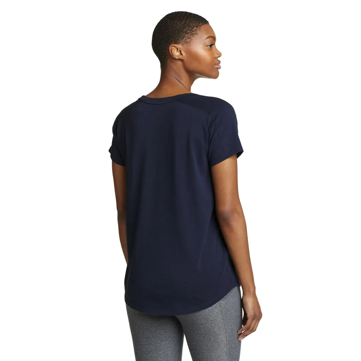 Atlantic - Back - Eddie Bauer Womens-Ladies Everyday Essentials Novelty T-Shirt