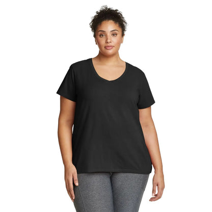 Black - Front - Eddie Bauer Womens-Ladies Tempo Light Short-Sleeved T-Shirt