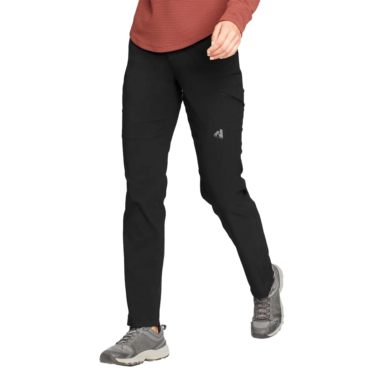 Black - Front - Eddie Bauer Womens-Ladies Guide Waterproof Trousers