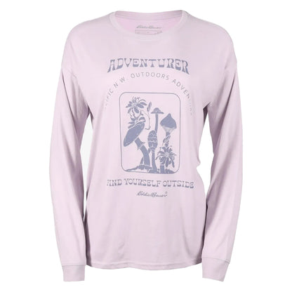 Wisteria - Front - Eddie Bauer Womens-Ladies Adventure Graphic Print T-Shirt