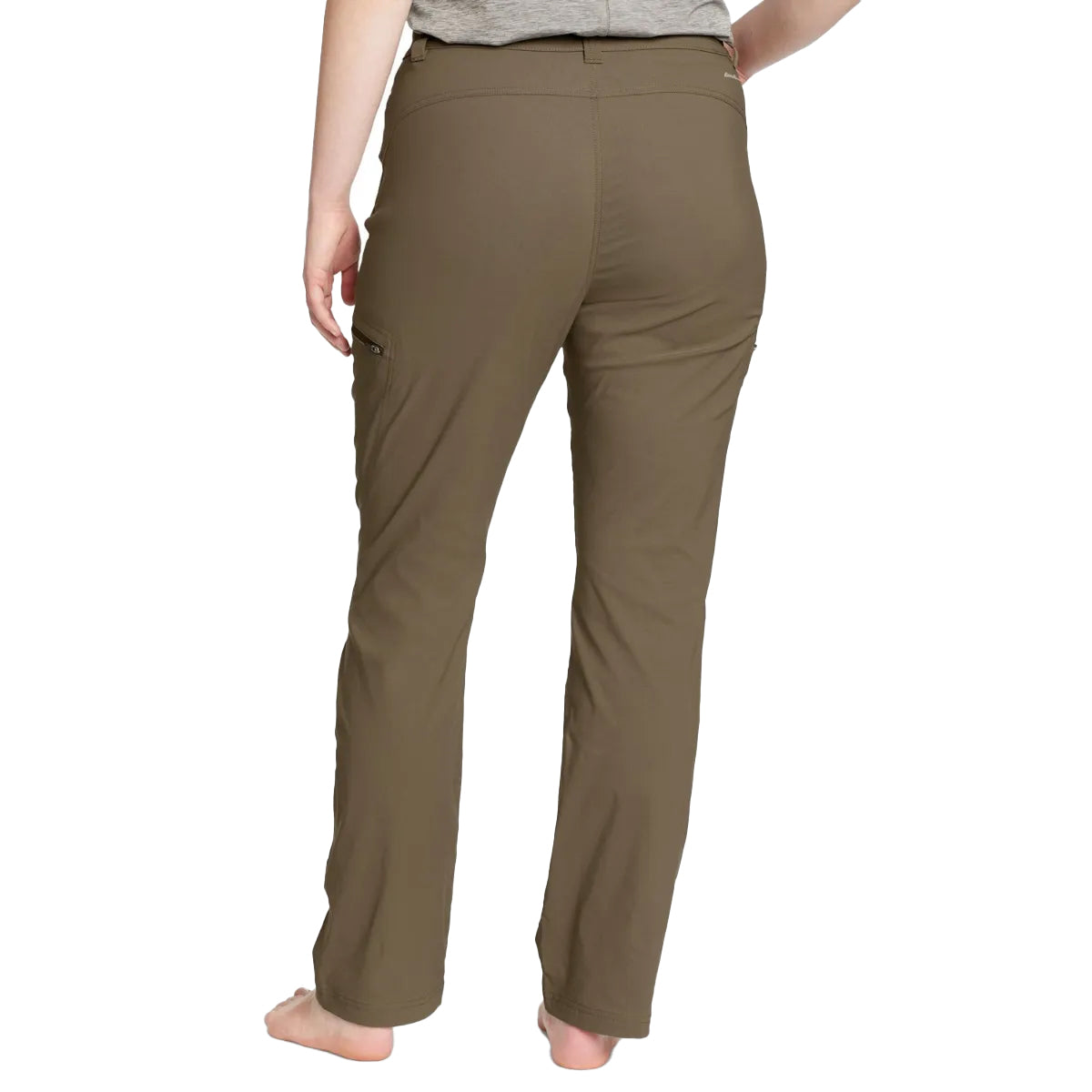 Slate Green - Back - Eddie Bauer Womens-Ladies Guide Pro Lined Waterproof Trousers