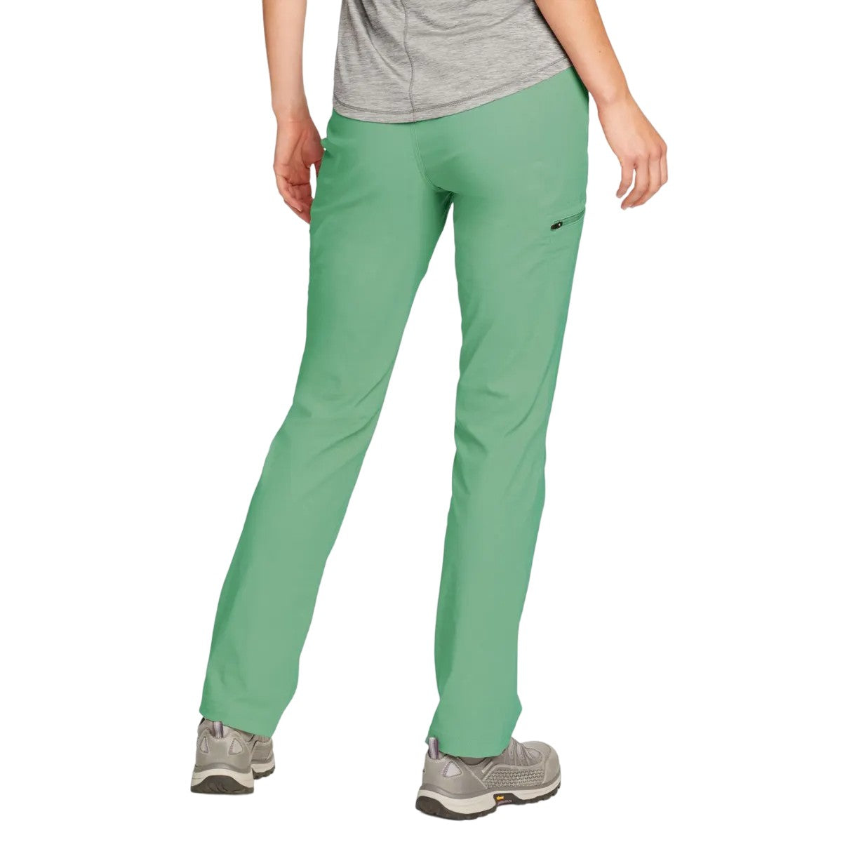 Seaglass - Back - Eddie Bauer Womens-Ladies Guide High Rise Waterproof Trousers