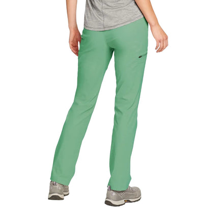 Seaglass - Back - Eddie Bauer Womens-Ladies Guide High Rise Waterproof Trousers