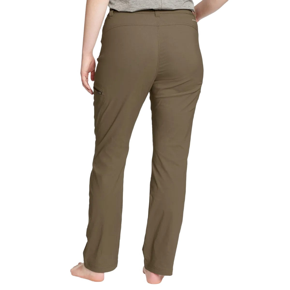 Slate Green - Back - Eddie Bauer Womens-Ladies Guide High Rise Waterproof Trousers