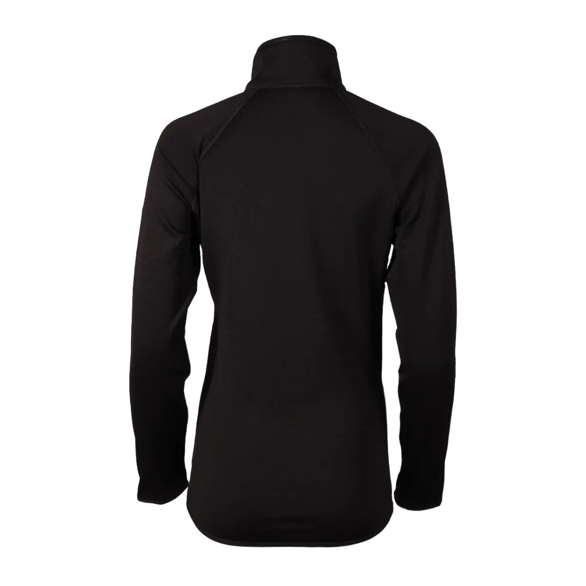 Black - Back - Eddie Bauer Womens-Ladies High Route Grid Quarter Zip Fleece Top