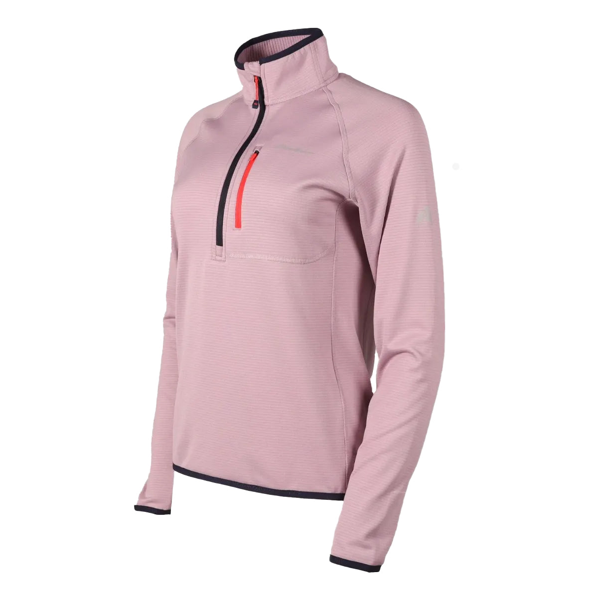 Dusty Iris - Lifestyle - Eddie Bauer Womens-Ladies High Route Grid Quarter Zip Fleece Top