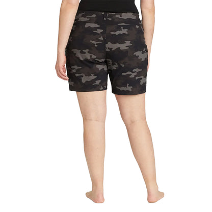 Chrome - Back - Eddie Bauer Womens-Ladies Guide Camouflage Shorts