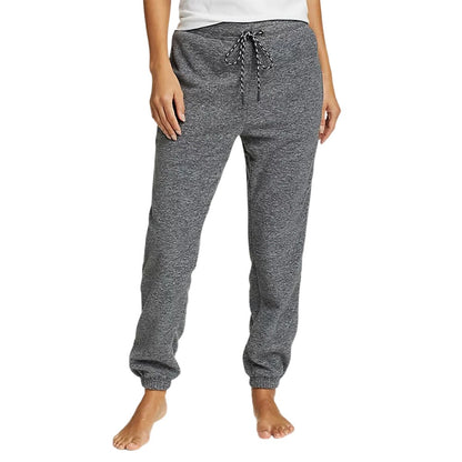 Charcoal Heather - Front - Eddie Bauer Womens-Ladies Quest Fleece Jogging Bottoms