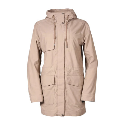 Stone - Front - Eddie Bauer Womens-Ladies Trekker Trench Coat
