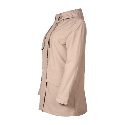 Stone - Side - Eddie Bauer Womens-Ladies Trekker Trench Coat