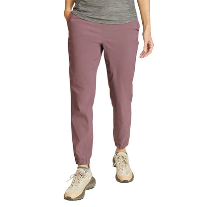 Dusty Violet - Front - Eddie Bauer Womens-Ladies Guide Plain Jogging Bottoms
