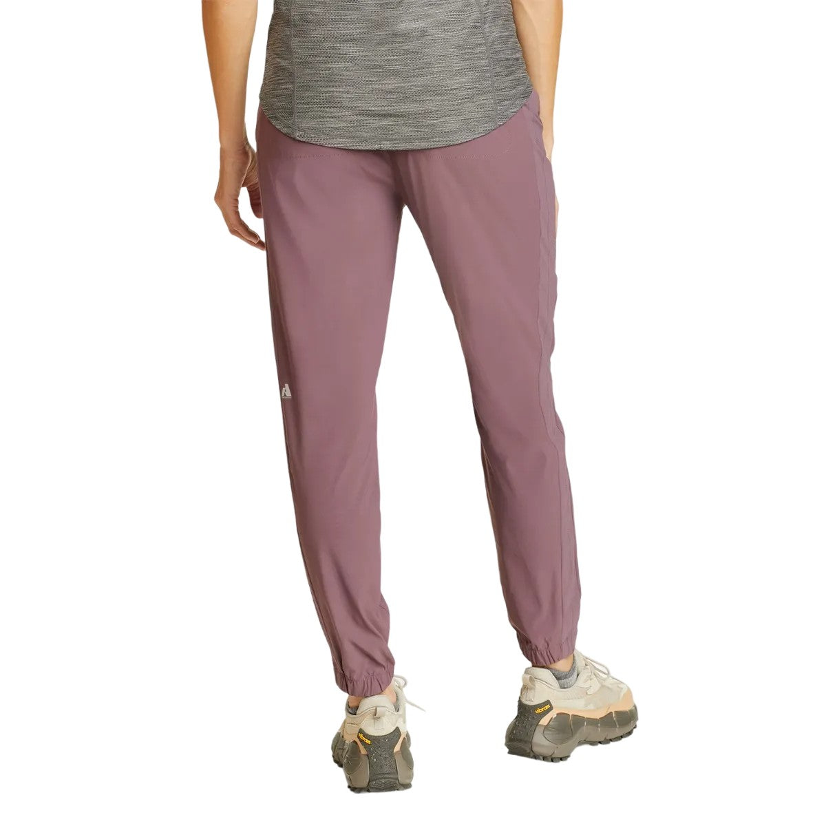 Dusty Violet - Back - Eddie Bauer Womens-Ladies Guide Plain Jogging Bottoms