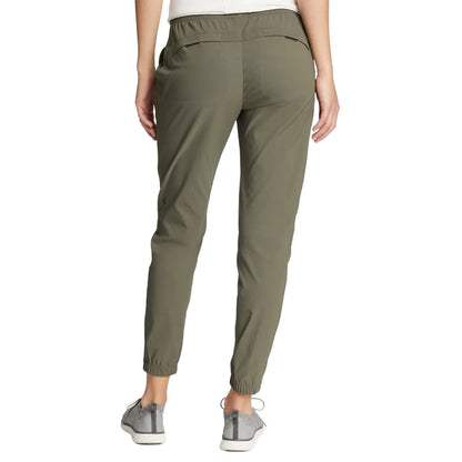 Spring Green - Back - Eddie Bauer Womens-Ladies Guide Plain Jogging Bottoms